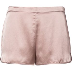 Light Pink Silk Shorts